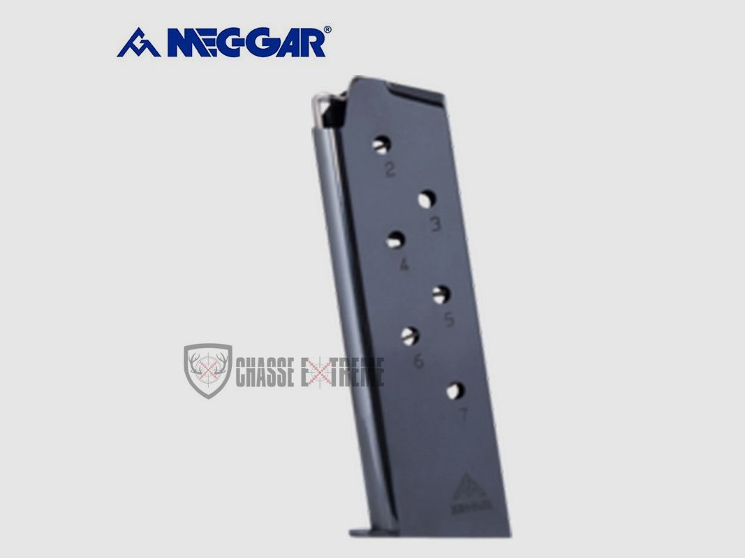 Magazin MEC-GAR Colt 1911 Full Size 45 ACP 7 Schuss Blau