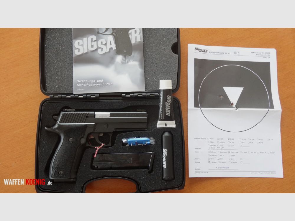 Sig Sauer	 SL-PISTOLE; SIG SAUER P226 LDC-2 IN Black CAL. 9MM
