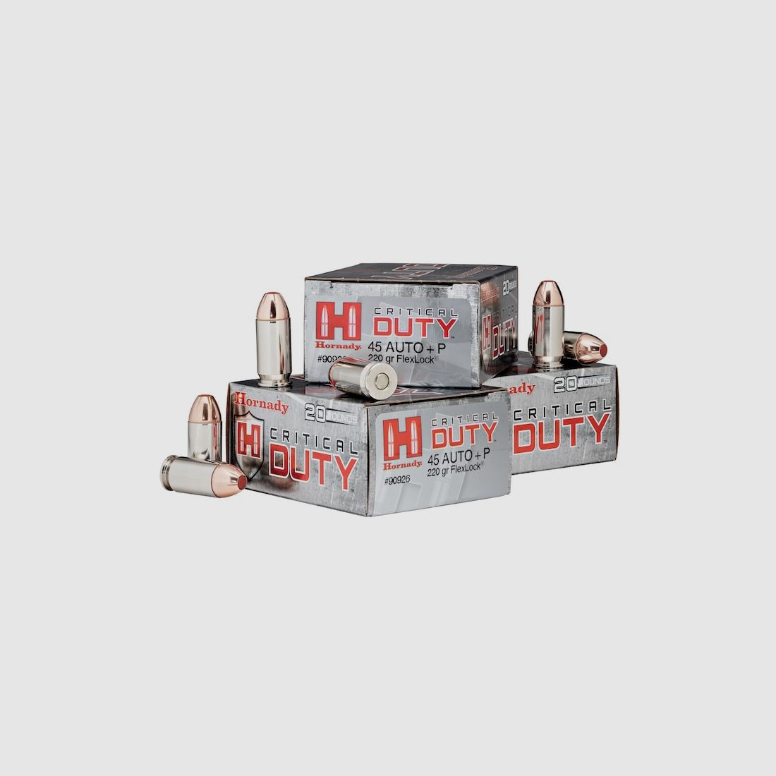 Hornady Critical Duty .45 ACP+P 220GR FlexLock 20 Patronen