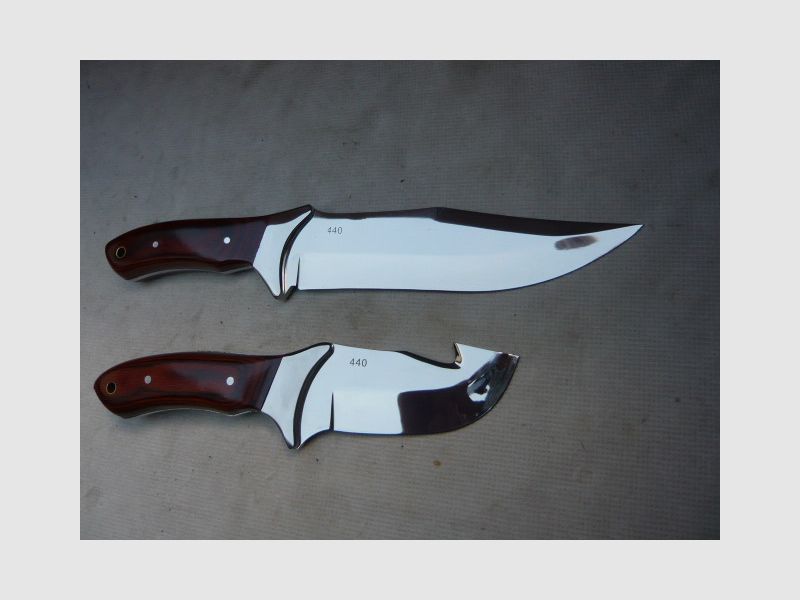 2 Orig. Martinez Albainox  Jagd-Sammlermesser Integral