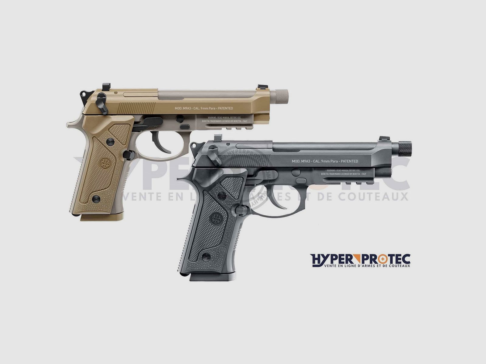 Beretta M9A3 FM stalen BB-pistool