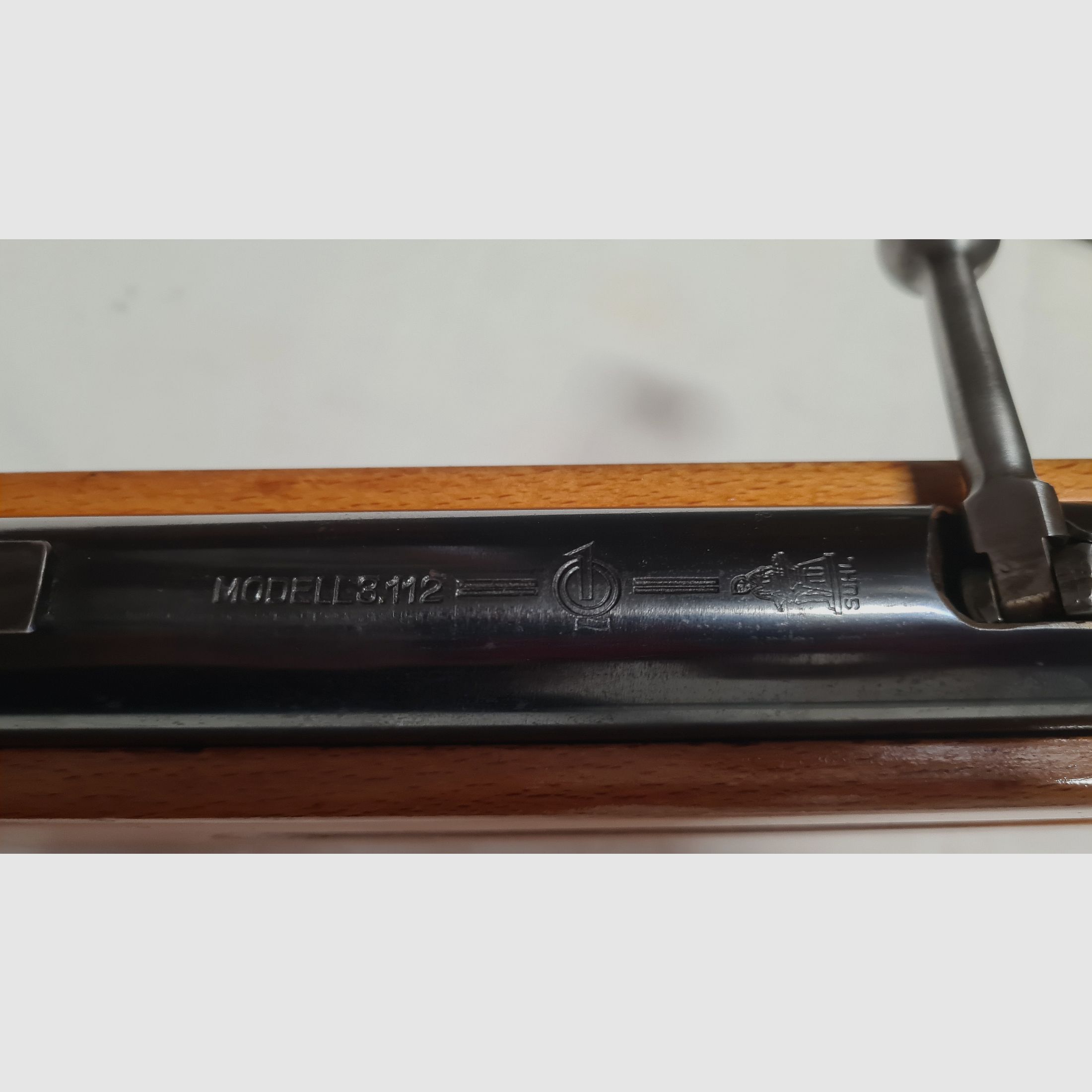 Haenel Sportschützenmodell 3.112 /Q1 / Waffe und Diopter Nummerngleich !!!, Bild 3 von 6