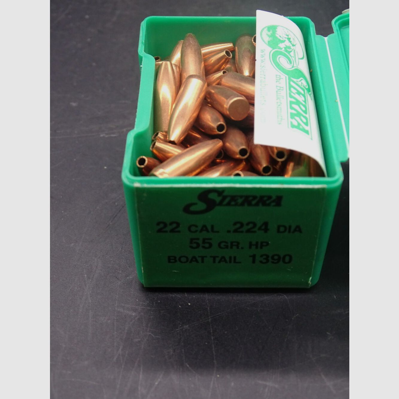 Sierra Geschosse .22 .224 DIA 55gr HP # 1390 HP Geschosse