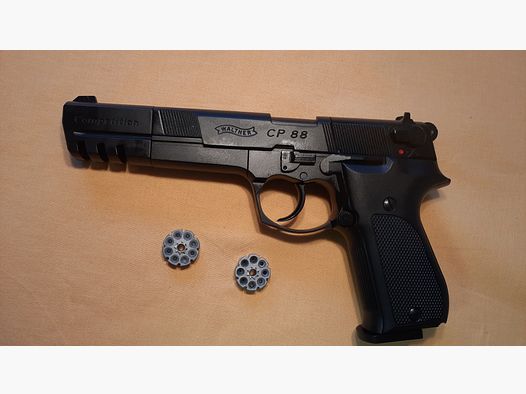 Walther CP88 Competition von Umarex inkl.co/2 Patrone u. 500 Diabolos