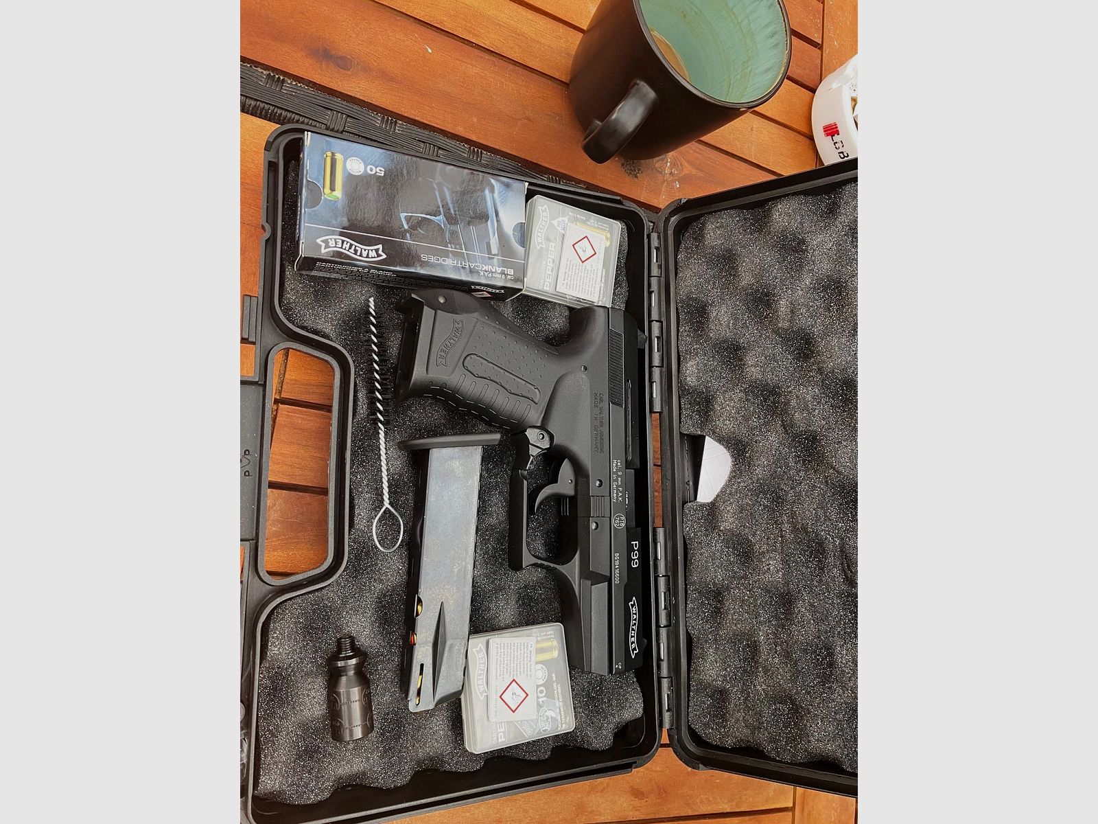 Walter P99 blank-firing weapon