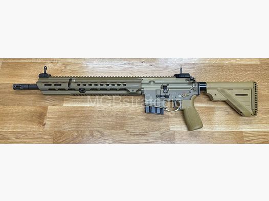 Heckler & Koch MR223 A3 Slim-Line 16,5" Lauf - halbautom. Büchse .223Rem langer Handschutz - Farbe sandfarben - sportlich zugelassen!