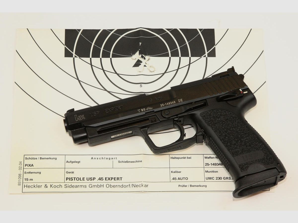 Heckler Koch HK USP Expert 45 ACP, image 1 sur 9