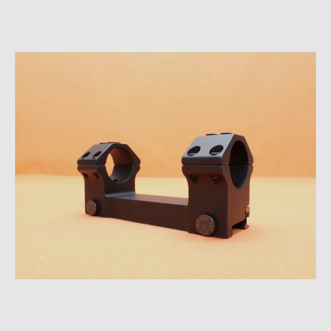 Blok montażowy Recknagel Era-Tac QD 30mm (T1013-0020) z dźwignią, aluminium czarne, wysokość = 20mm do profilu Picatinny