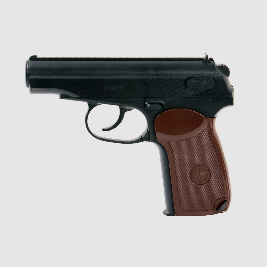 CO2 Pistole Borner PM-X schwarz Kaliber 4,5 mm BB (P18)