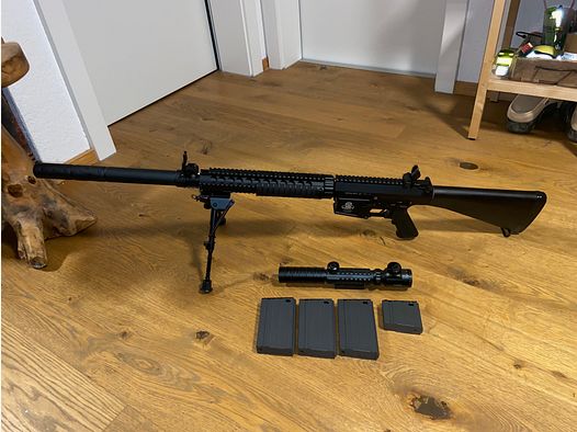 G&G SR-25 S-AEG m. Zubehör
