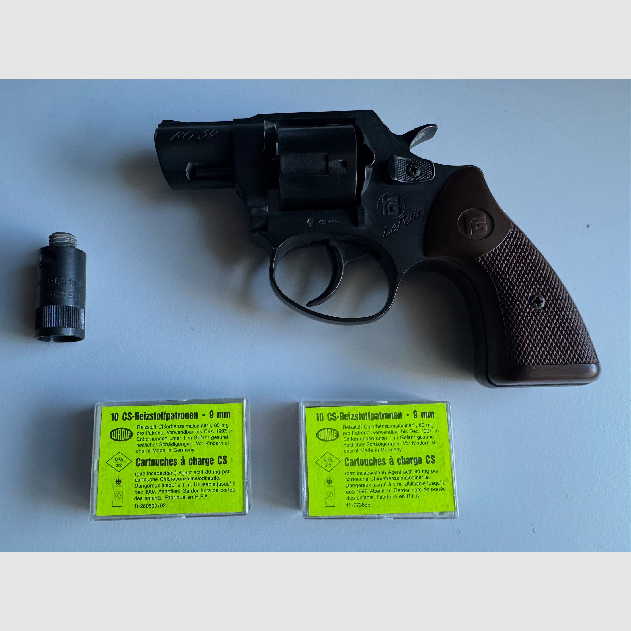 Original Röhm RG59 blank firing revolver RG 59 Le Petit PTB 527, image 1 of 4
