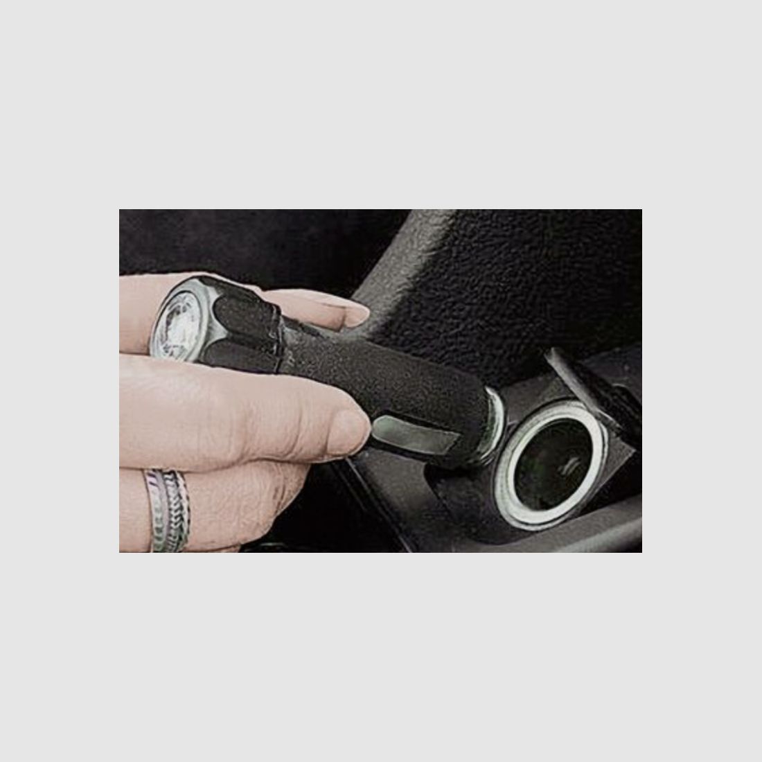 MINI WIEDERAUFLADBARE LAMPE FÜR AUTO-STECKDOSE AUTOLUX LED, Bild 1 von 3