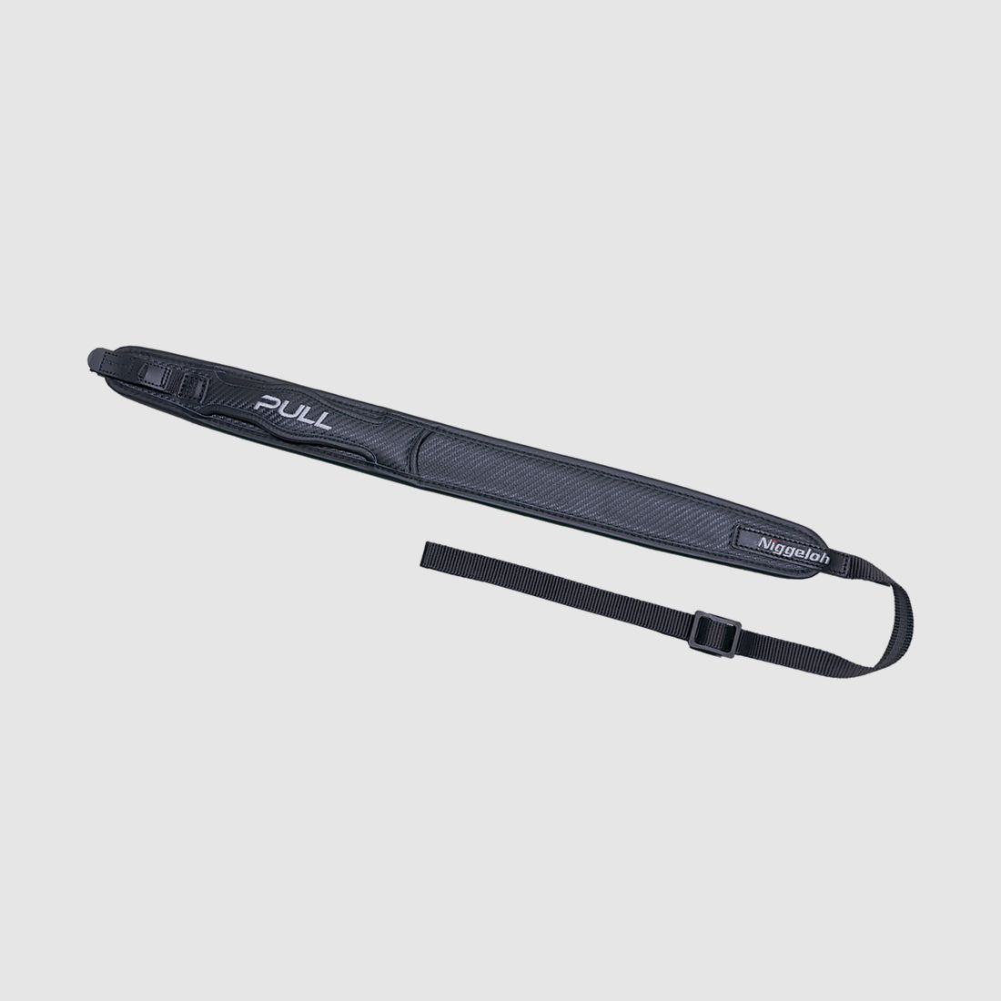 Niggeloh Gewehrgurt PULL Leder Carbon mit Schnellverschluss