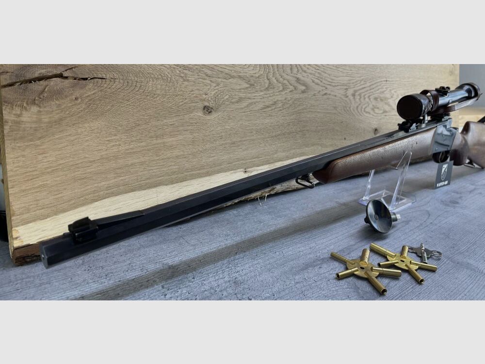 Fusil à bloc vertical - Fritz Langenhan Mod. 1936 + lunette Zielvier et .22lr