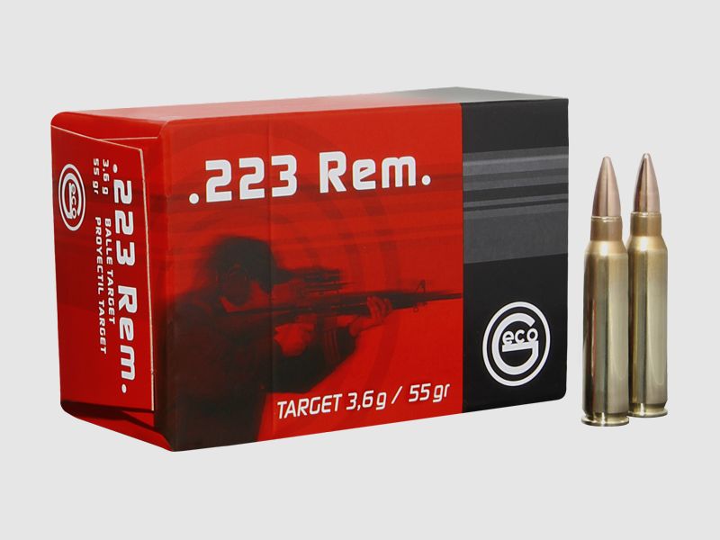 GECO Büchsenpatrone .223 Rem. Target VM 3,56g/55gr