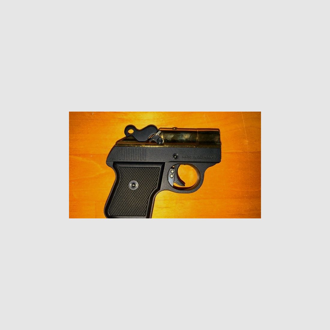 Record Derringer 6mm Flobert Goud