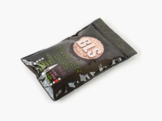 BLS Airsoft Tracer BB`s 0.20g "Glow in the Dark" (5000 Stück) - Leuchtspur Rot