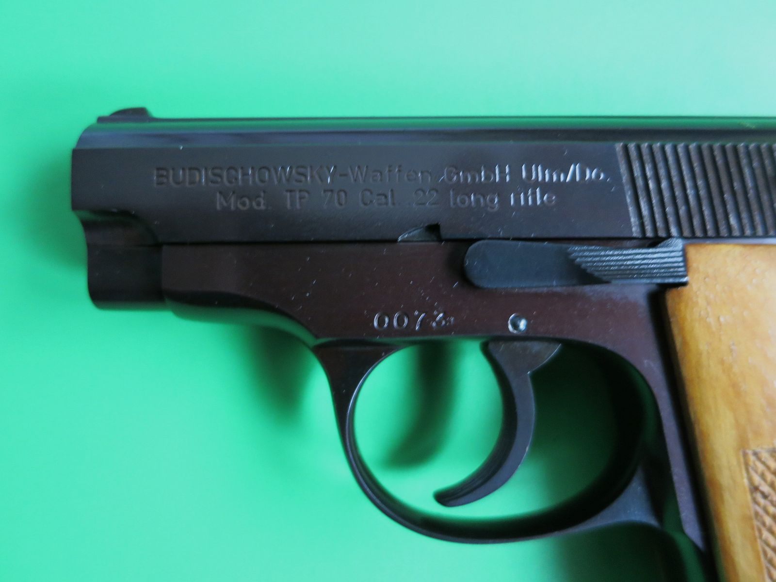 Korriphila (Budischowsky) TP70, cal. .22lfb, extremely rare pocket pistol, very good as new     #79