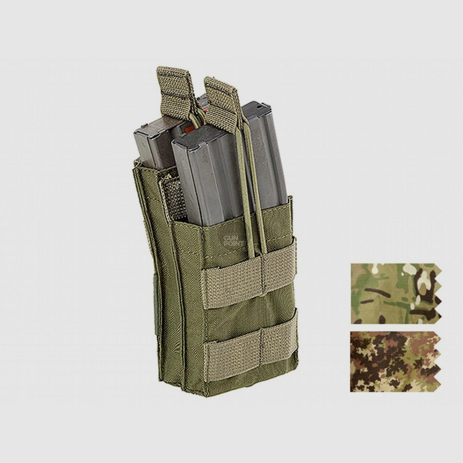 Defcon 5 M4 Open/Split Pouch Magazintasche OD Green