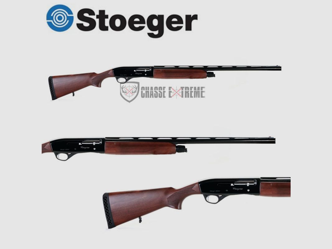 Fusil STOEGER M3000 One Peregrine Bois Bde Plate Fraise Cal 12/76, image 1 sur 2
