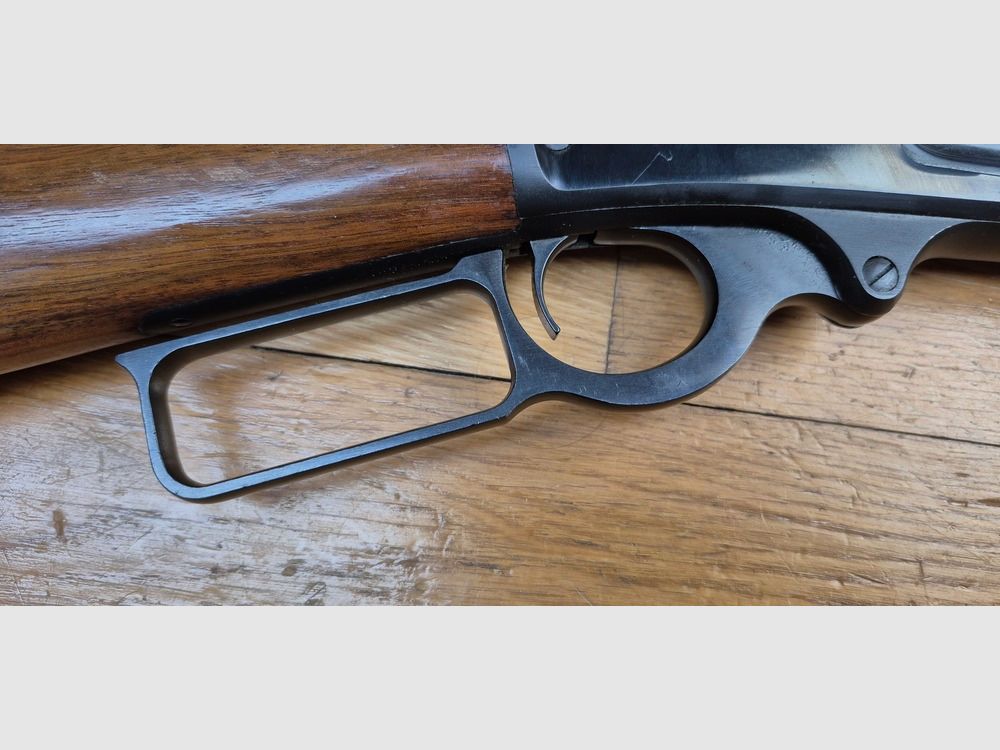 Splendida carabina Marlin a leva – Modello 1895 – Cal. 45-70 Gvt – 6 Colpi – Raro marchio « JM » – Arma di qualità Marlin prima del fallimento! – Eccellente fabbricazione a New Haven del 1974 – Ottime condizioni – TBE+++, immagine 5 di 46