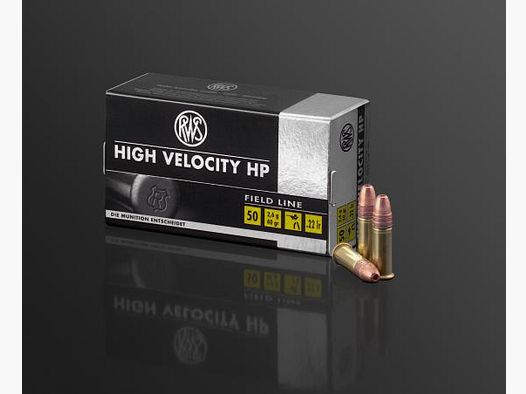 RWS High Velocity HP .22lfb Kleinkalibermunition