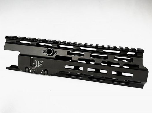 Heckler & Koch M-LOK handguard con rilascio rapido per MR308 NERO, per canna da 13"/16,5" (handguard corto)