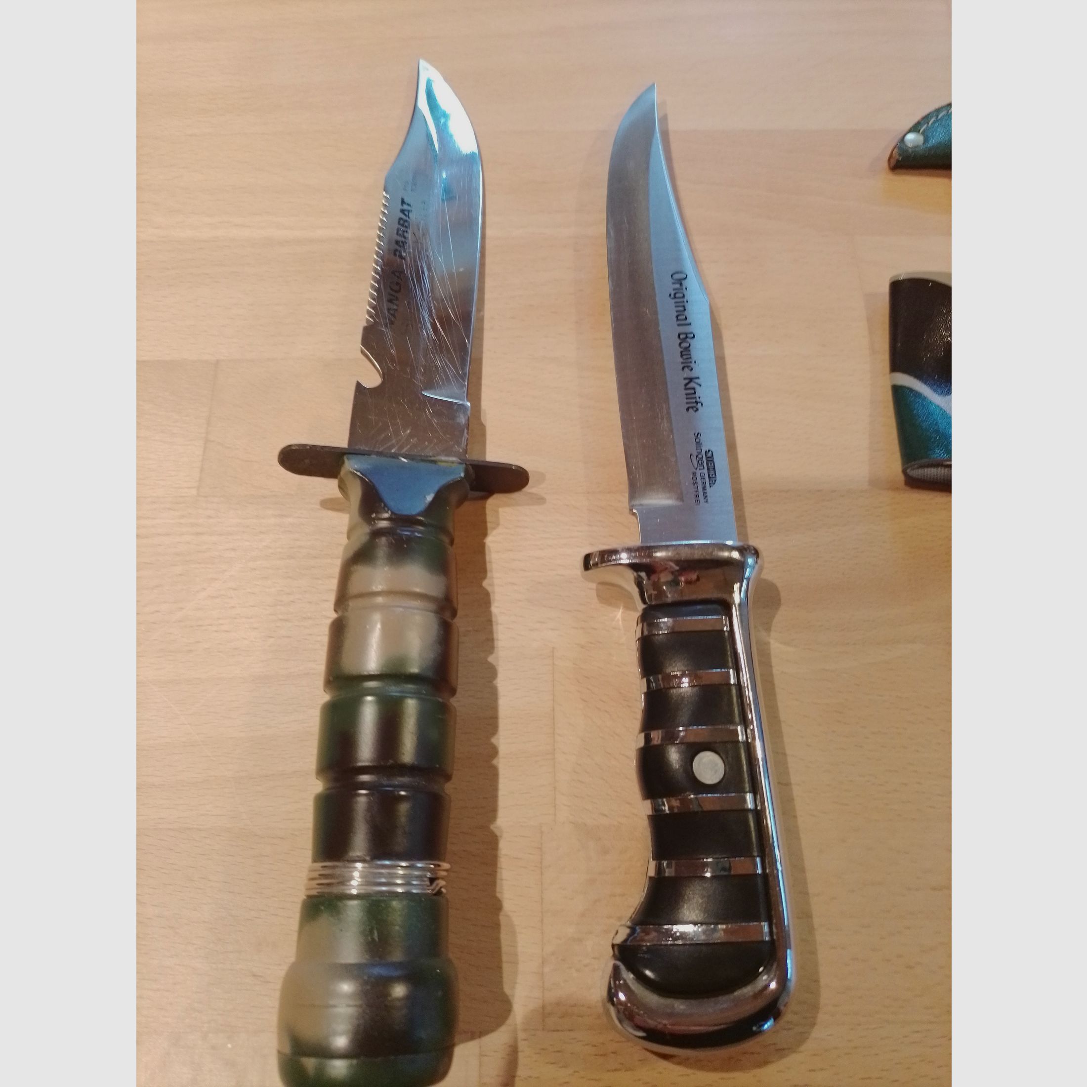 2 coltelli Nanga Parbat e coltello Bowie originale