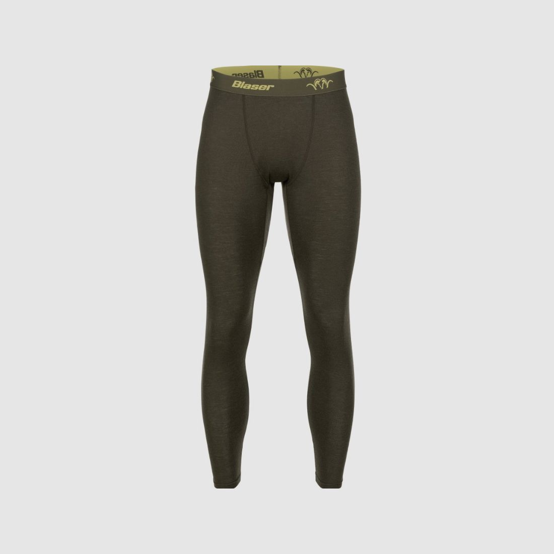 Blaser Merino legginsy bazowe Jonar, ciemnobrązowe, zdjęcie 1 z 4