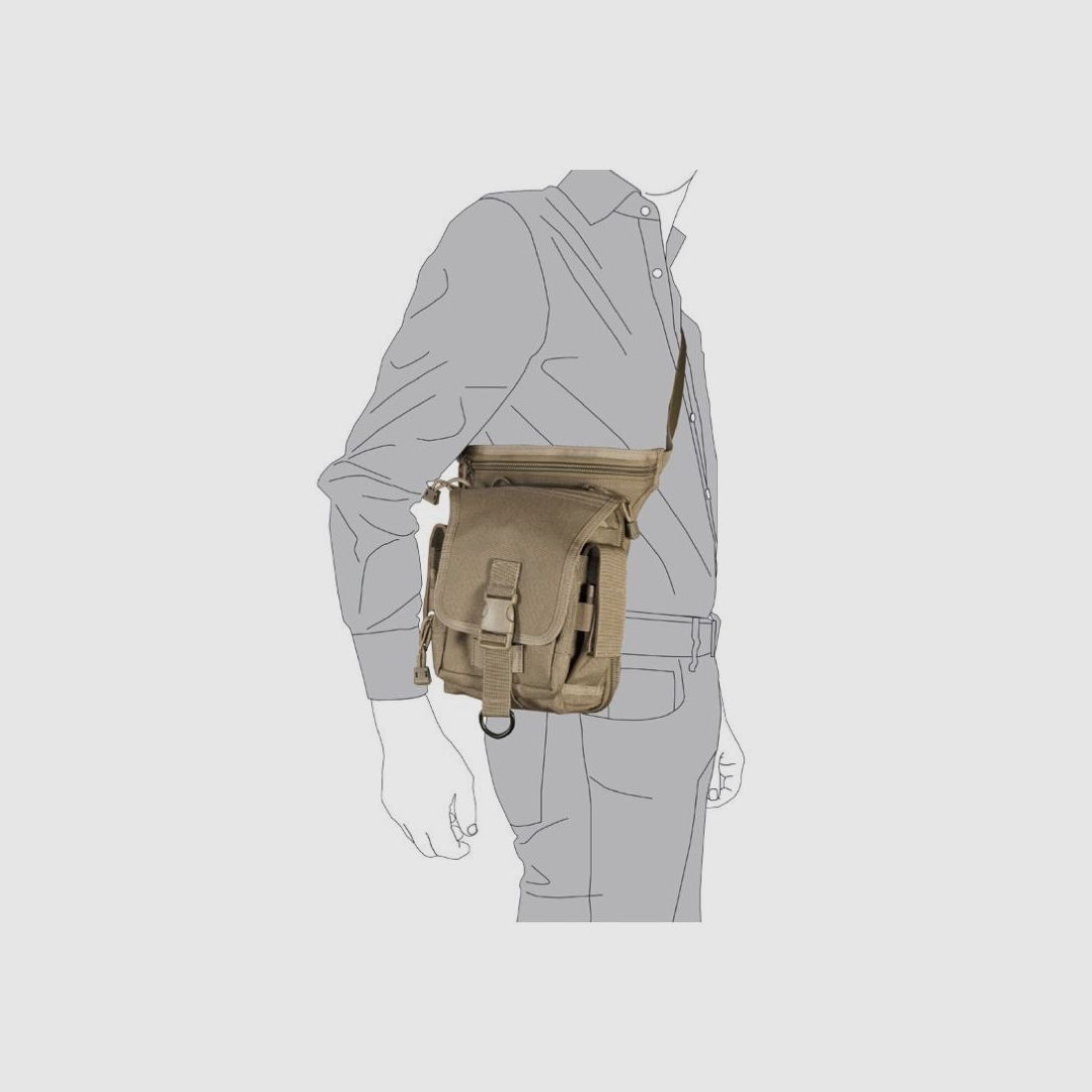 Vega Holster Multi-Pocket Bag in Cordura “City” (2B35N), image 2 of 4