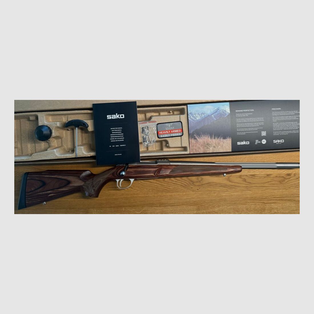 Sako 90 Varmint Stal nierdzewna Laminowana 51LL / Gwint wylotowy