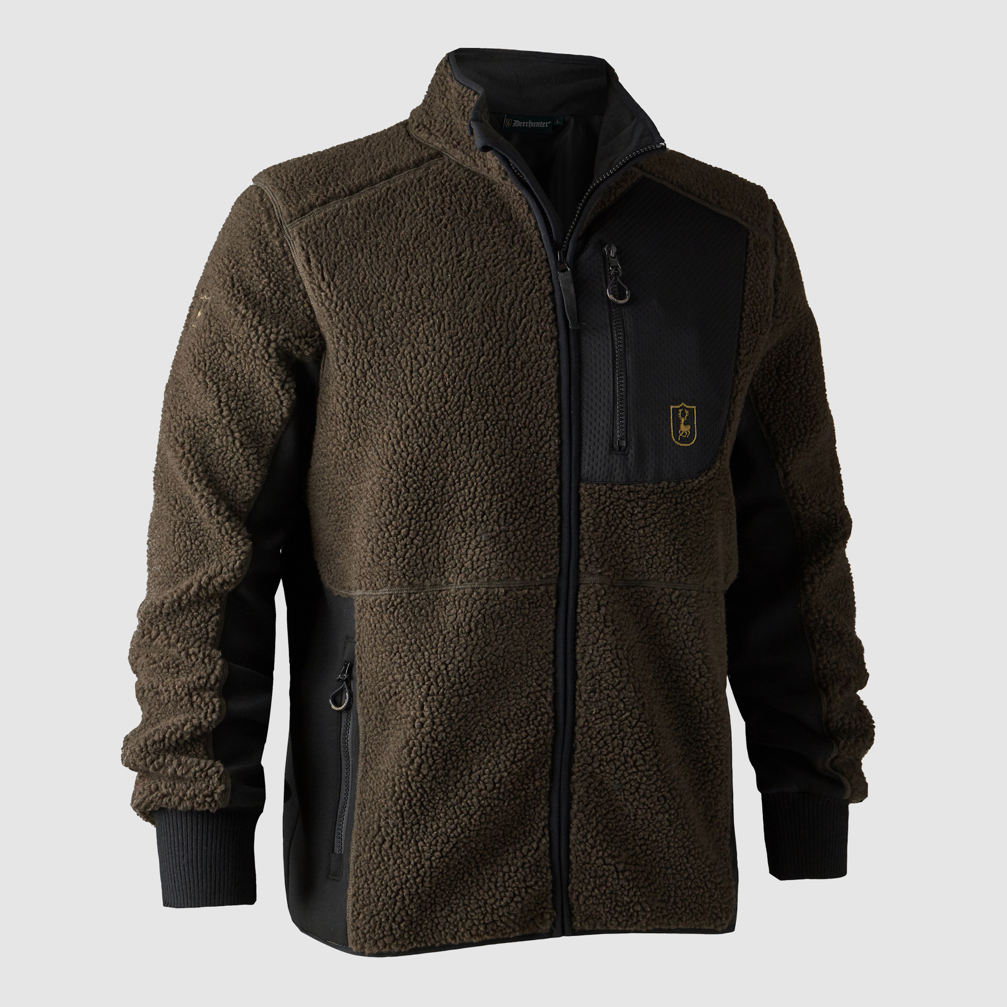 Deerhunter Rogaland Fiber Pile Jacket Marrón Chocolate 4XL