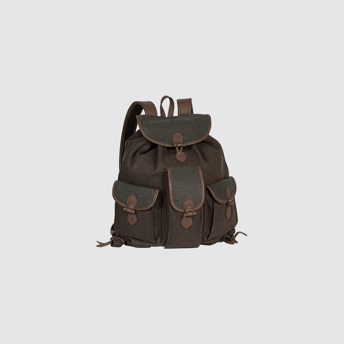 AKAH Loden Backpack brown/green 27 L