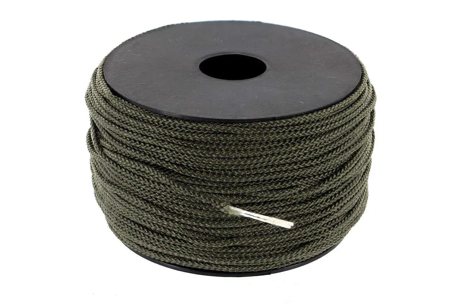 Corda Intrecciata con Rinforzo in Fibra Verde Oliva, immagine 2 di 6