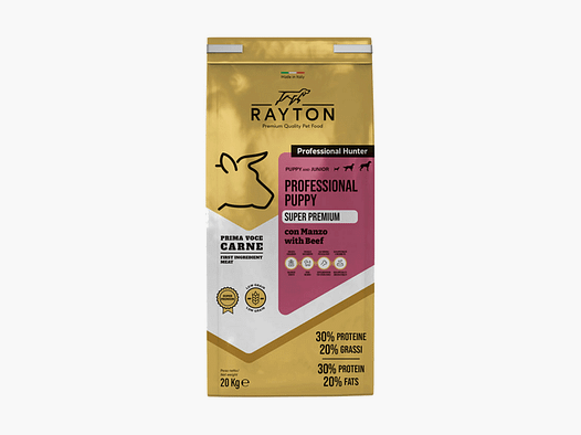 RAYTON – PROFESSIONAL PUPPY 20kg (CON MANZO)