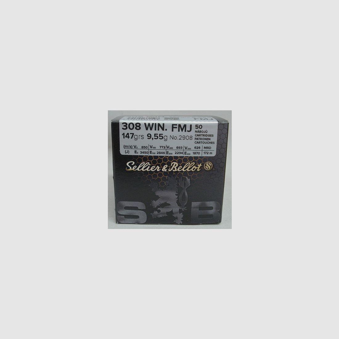 .308Win FMJ / VM Boat Tail - 9,55g/148gr (a50)