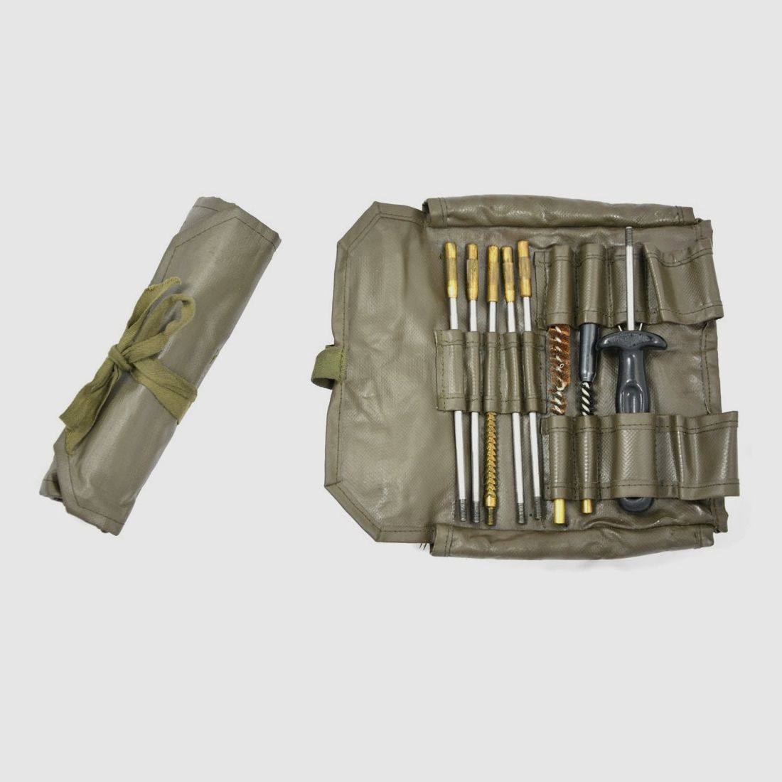 Swiss weapon cleaning set olive used