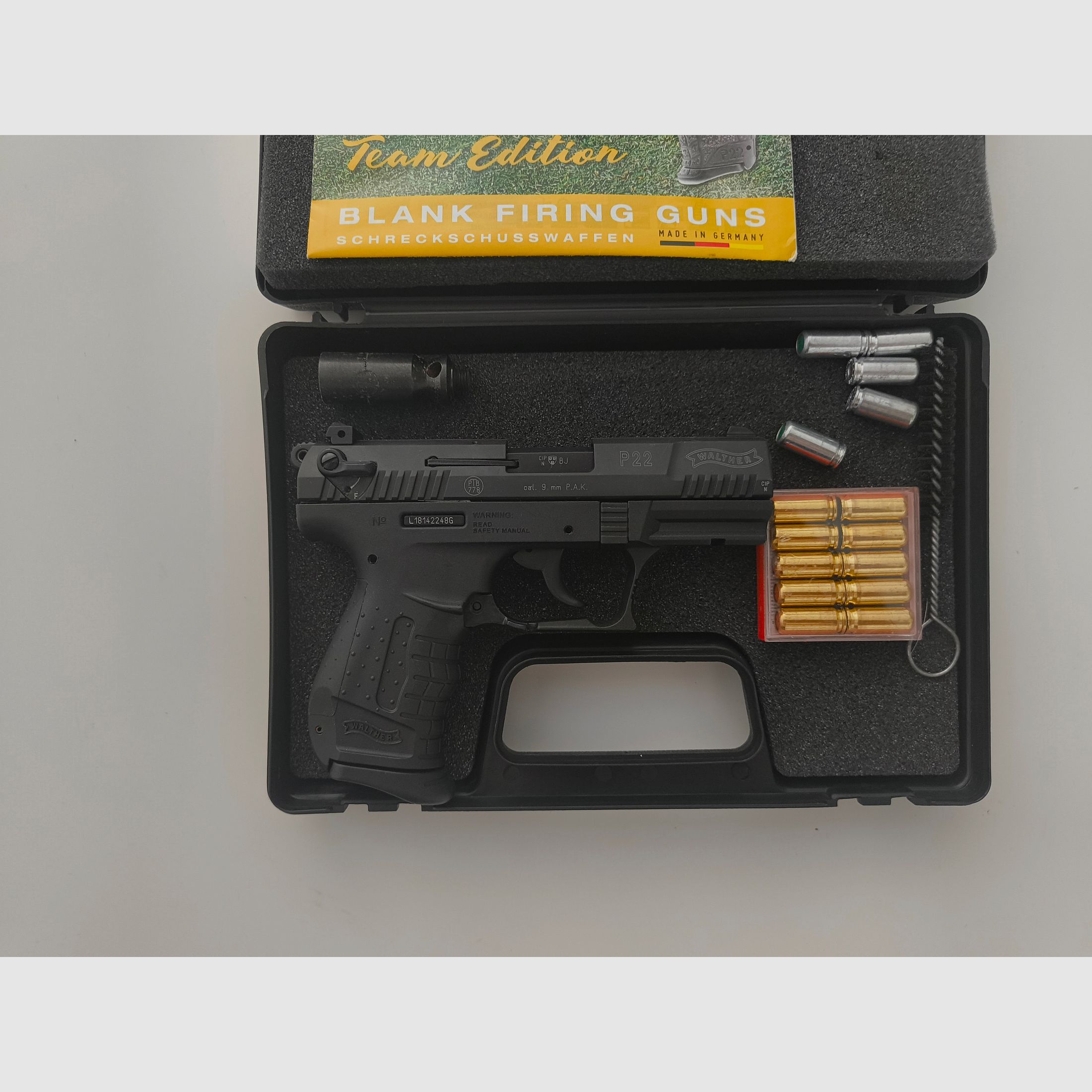 Walther P22  Schreckschuss Pistole