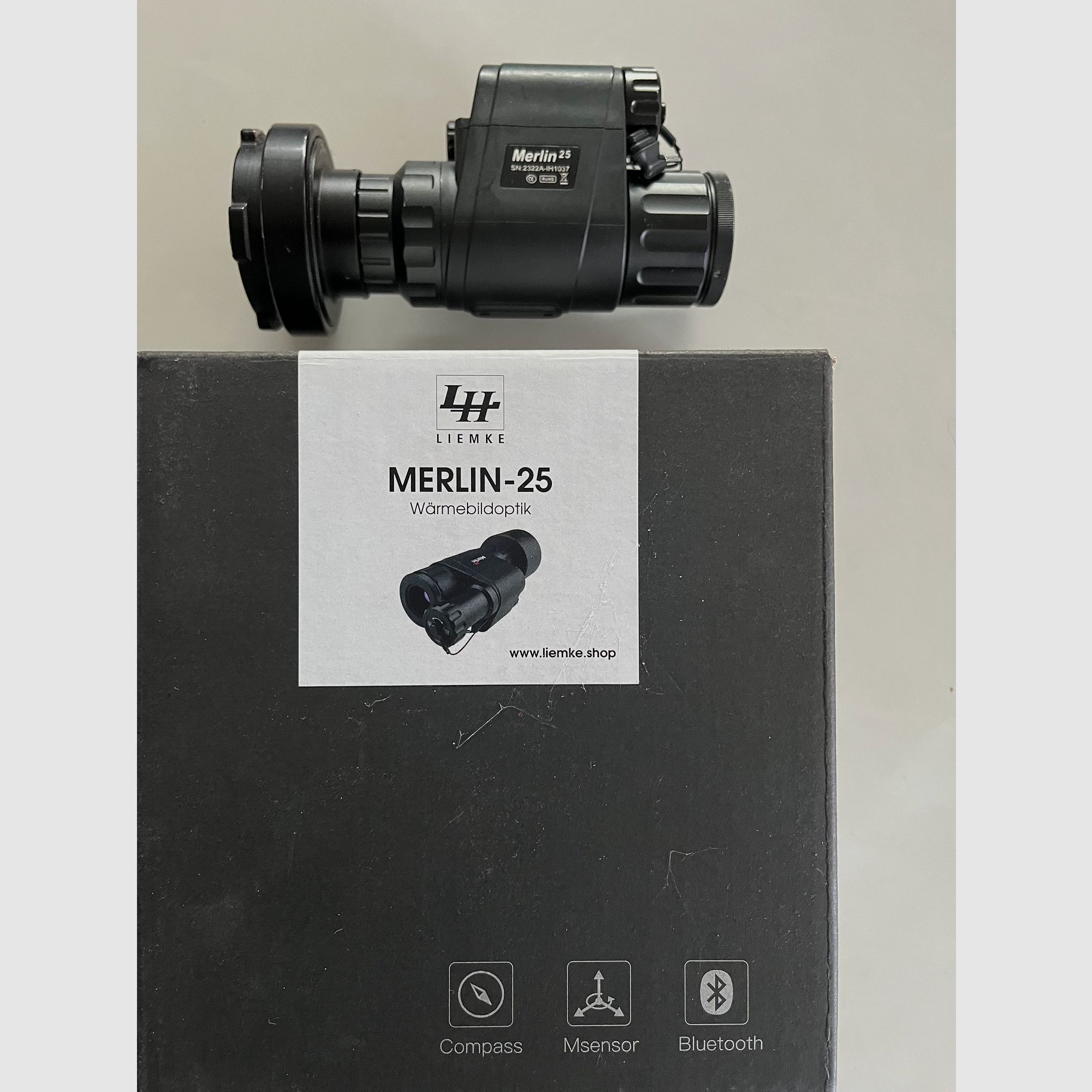 Wärmebildkamera Vorsatzgerät von Liemke Merlin 25 wie neu