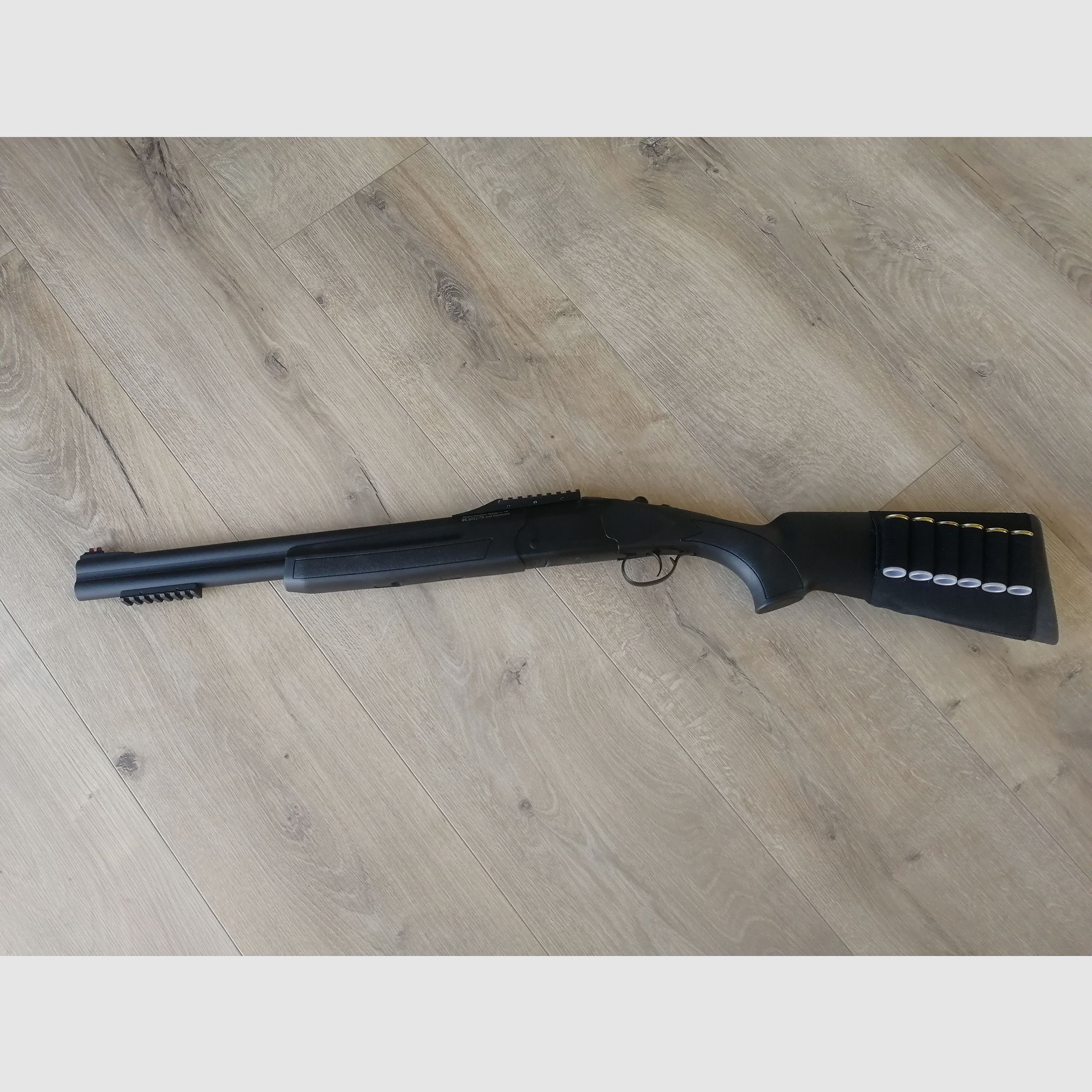 Bockdoppelflinte Bockflinte Kaliber 12/76 KHAN ARMS A-TAC Schrotflinte 51cm Tactical Picatinny Jagd Sport Defense *NEUwertig*