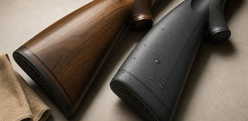 Wood or plastic: hunting stock compared