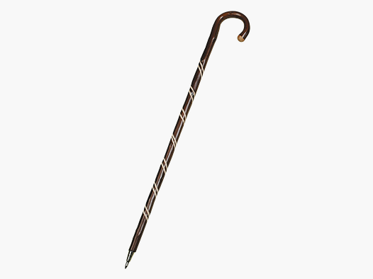 Herrenspazierstock Kastanie gedreht