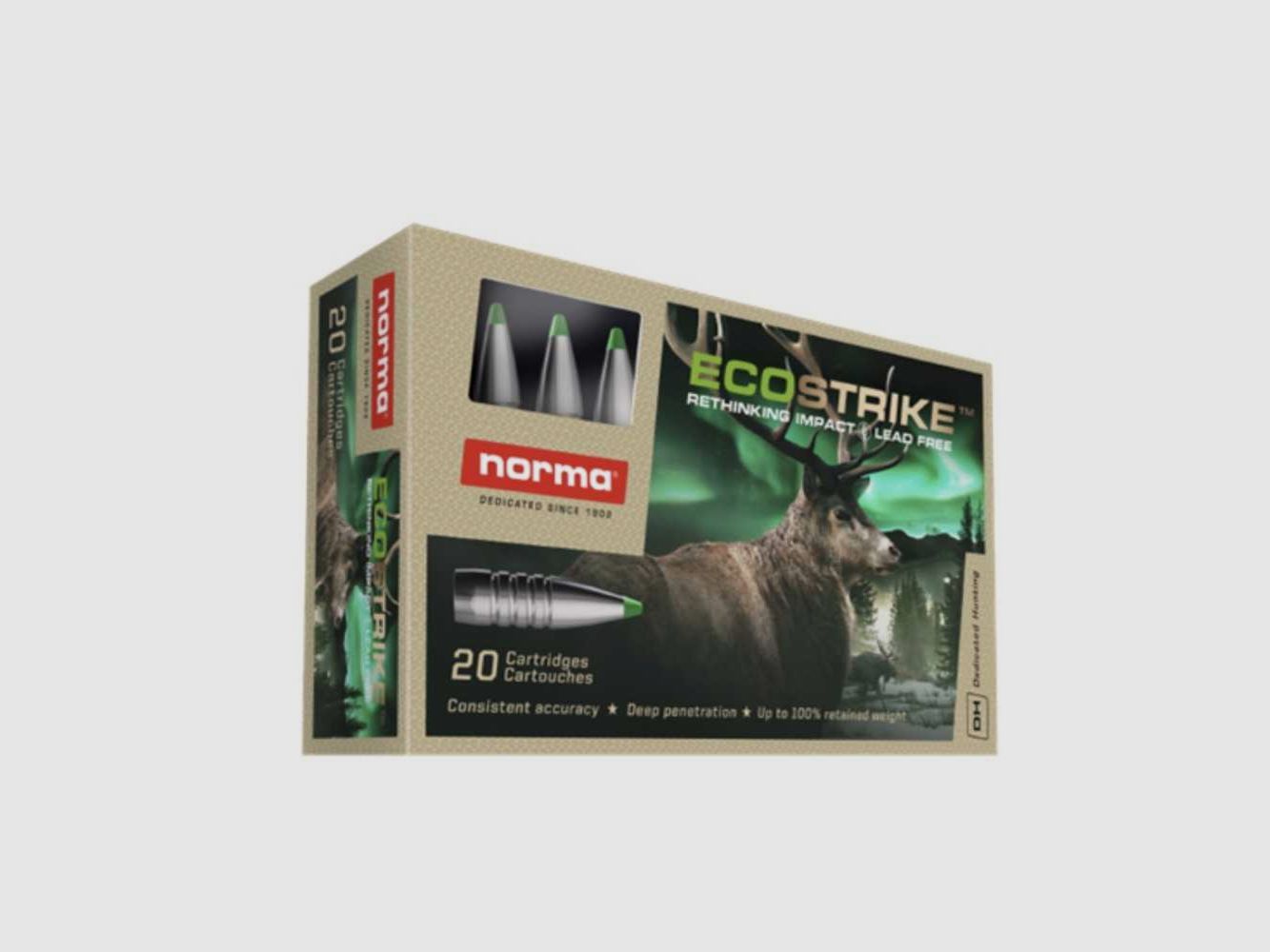 Norma ECOSTRIKE .300 Winchester Short Magnum 165 grains, Bild 1 von 2