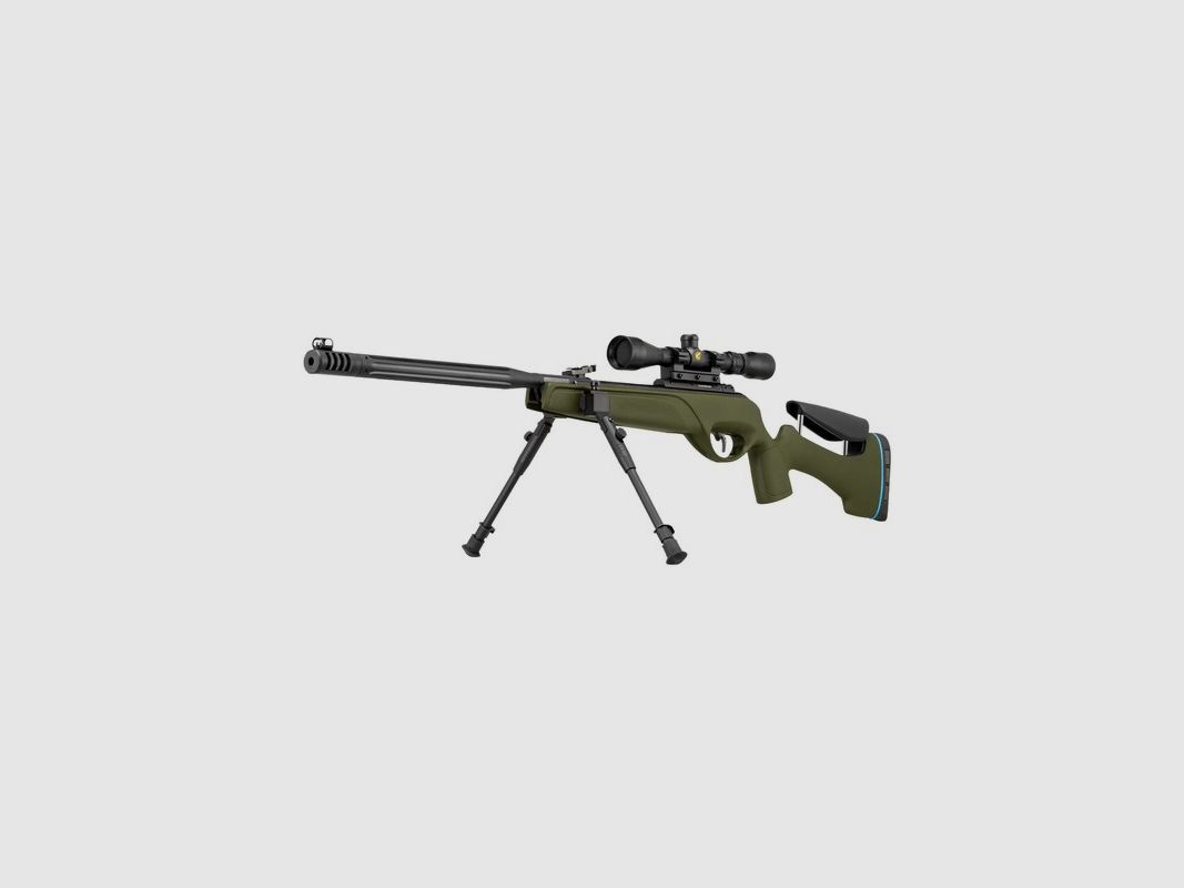 Pack Druckluftbüchse Gamo HPA mi jungle Kal. 4,5mm Synth Kaki 19,9J
