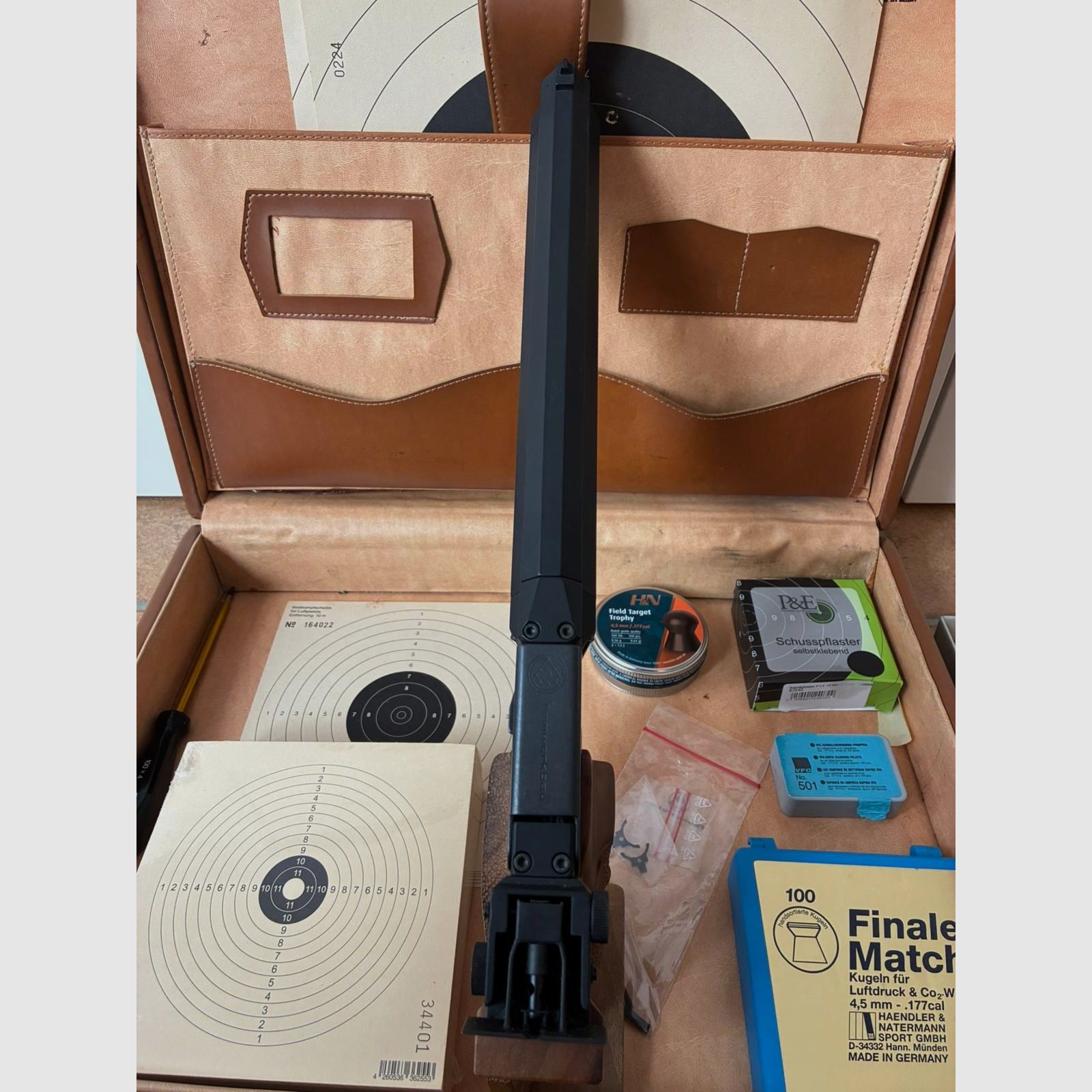 Feinwerkbau Mod.100 pistola de aire set completo