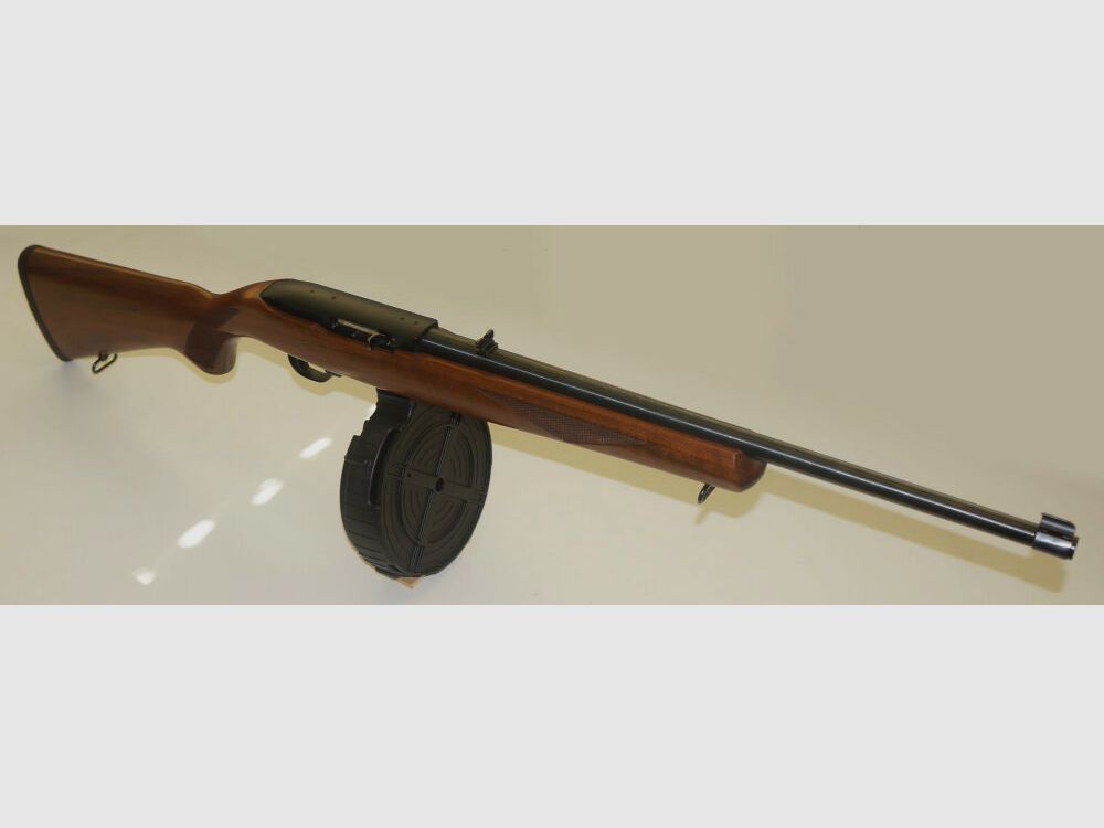 Duitse Sportwapens 110-schots trommelmagazijn Rotary-magazijn voor Ruger 10/22 kaliber .22lr. Trommel-magazijn