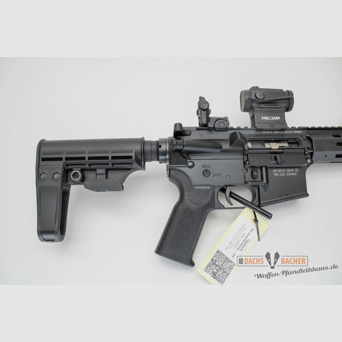 Pistole Tippman Arms M4-22 Elite Pistol Kal. .22lfB mit Holosun, Bild 5 von 6