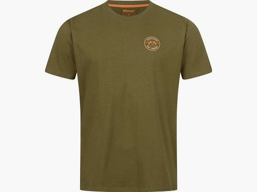 Blaser Herren T-Shirt Argali Circle Dunkel Olive S