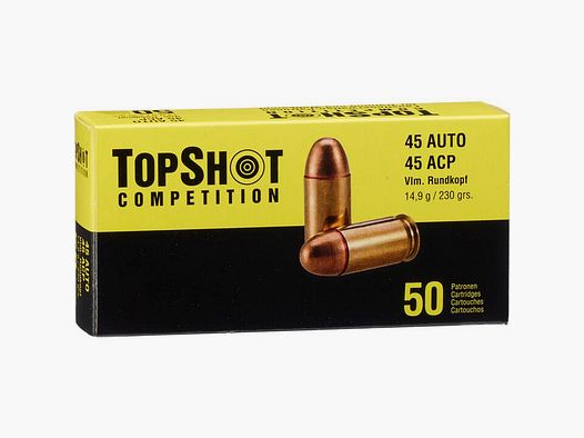 TopShot Competition .45 ACP Vollmantel 14,9g/230grs.