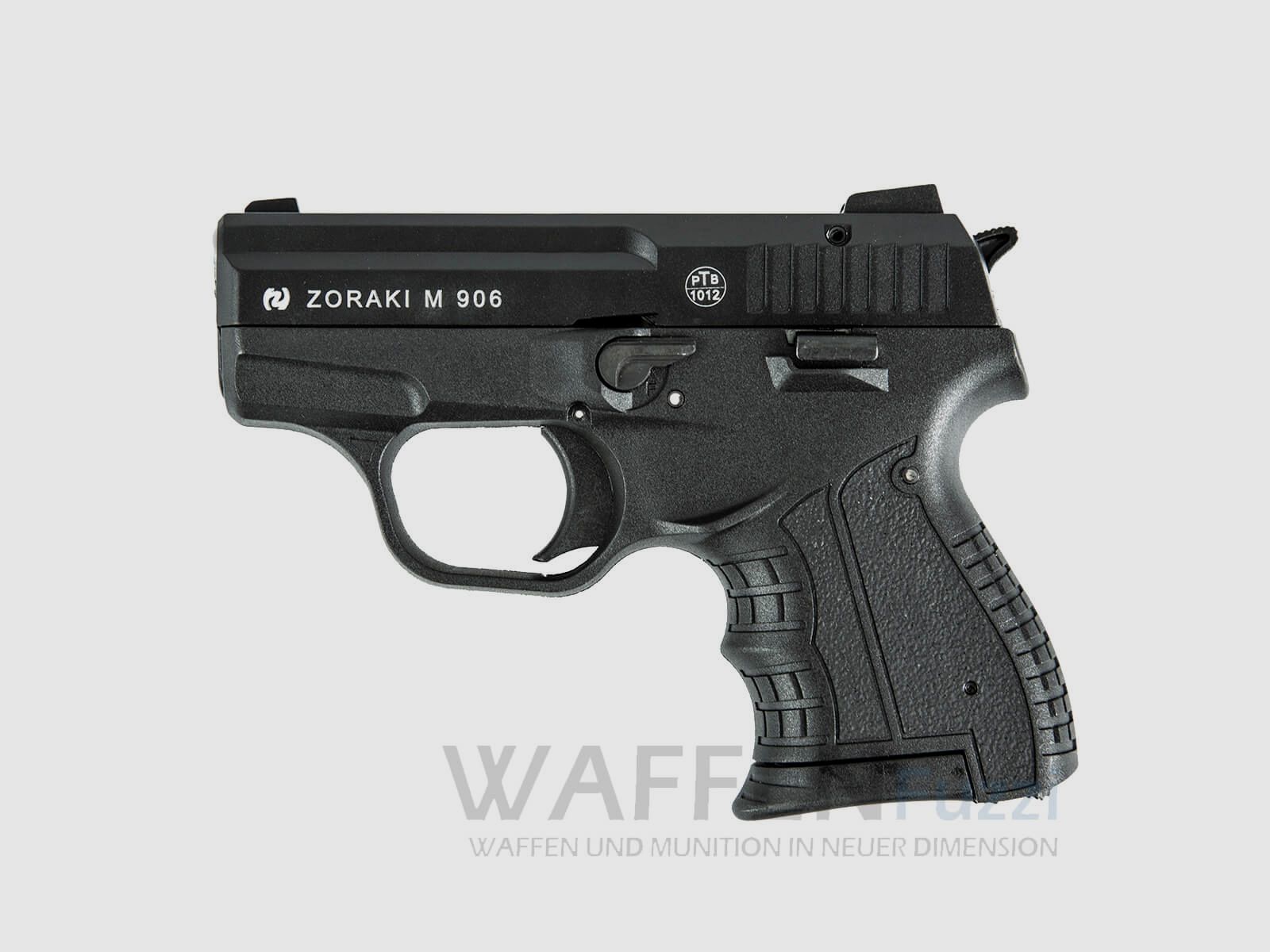 Zoraki 906 pistola de fogueo negro-cromo edición especial 9mm P.A.K.